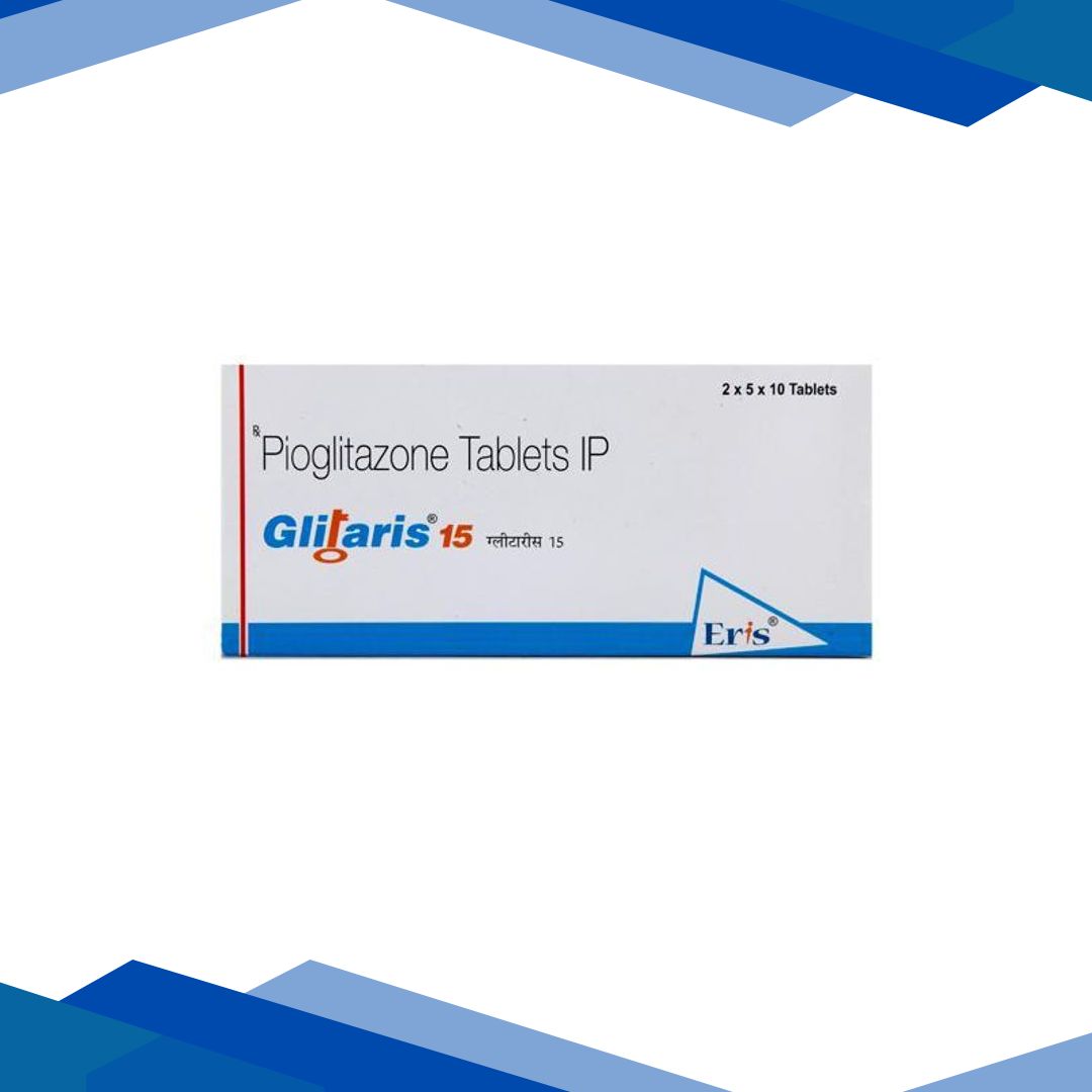 Glitaris 15mg Tablet 10’S