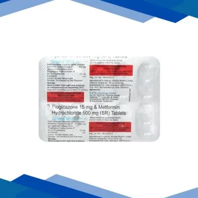 Glitaris M 15mg Tablet 10’S