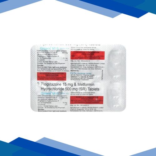 Glitaris M 15mg Tablet 10’S