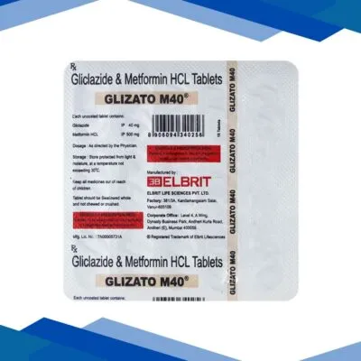 Glizato M 40mg Tablet 15’S