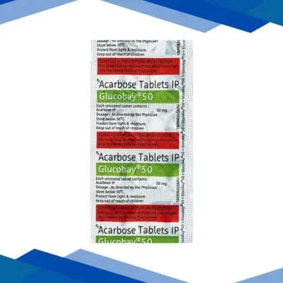 Glucobay 50mg Tablet 10'S