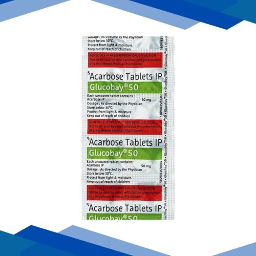 Glucobay 50mg Tablet 10'S
