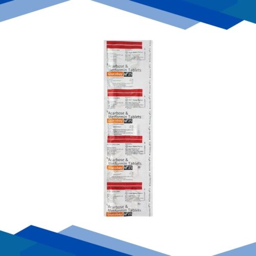 Glucobay M 25mg Tablet 10'S