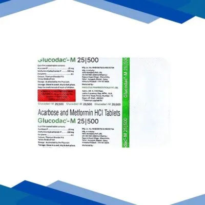GLUCODAC M 25 Tablet 10's