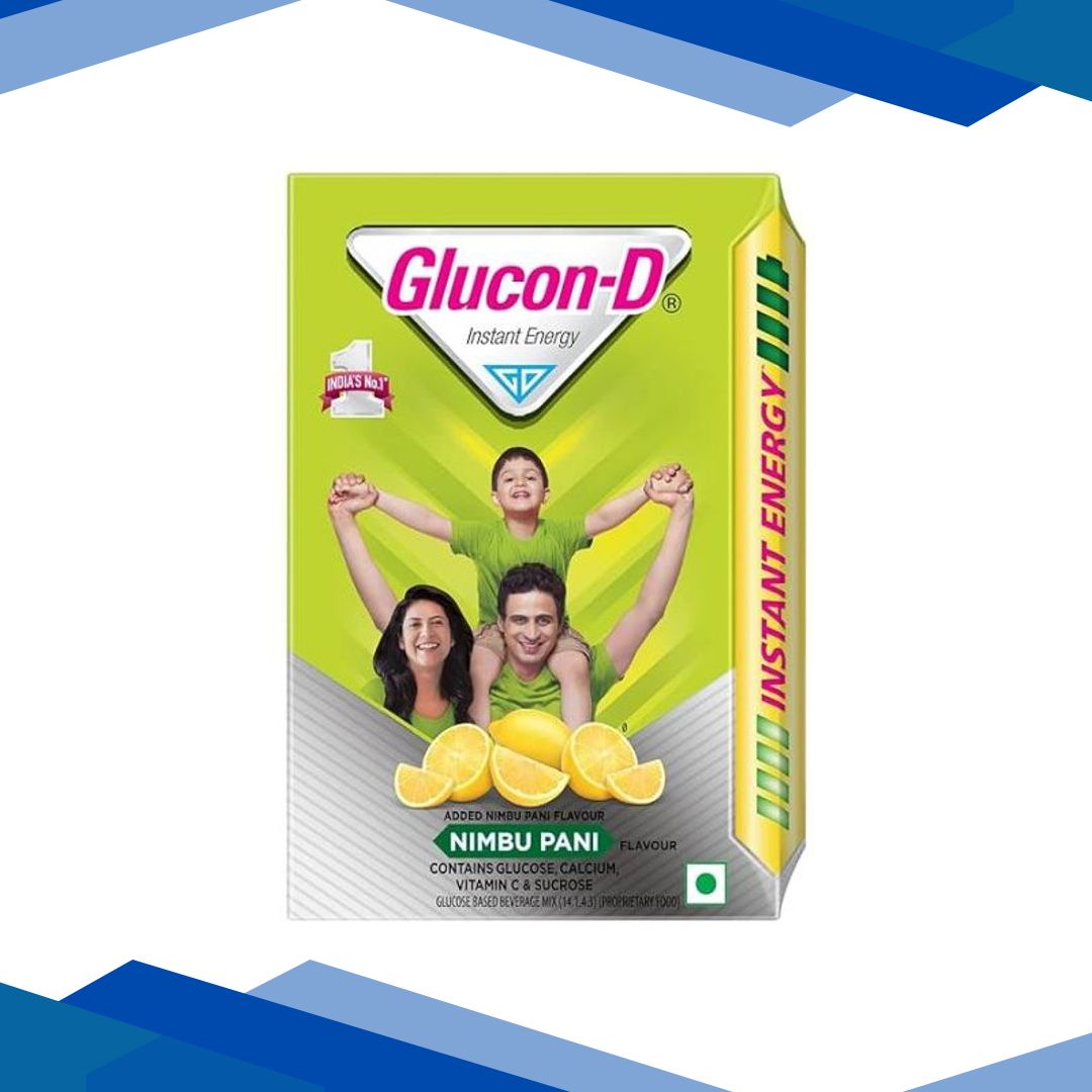 Glucon-D Instant Energy Powder – Nimbu Pani (Refill) 450 gm (se)