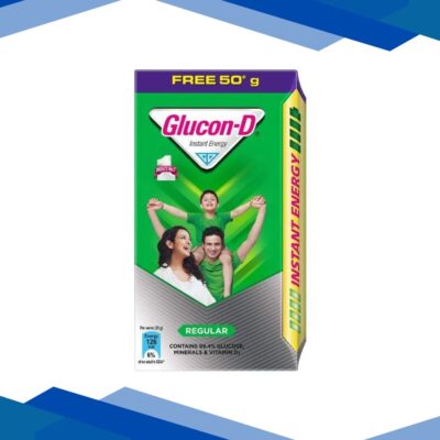 Glucon-D Instant Energy Powder – Regular (Refill) (200 gm + Free 50 gm)
