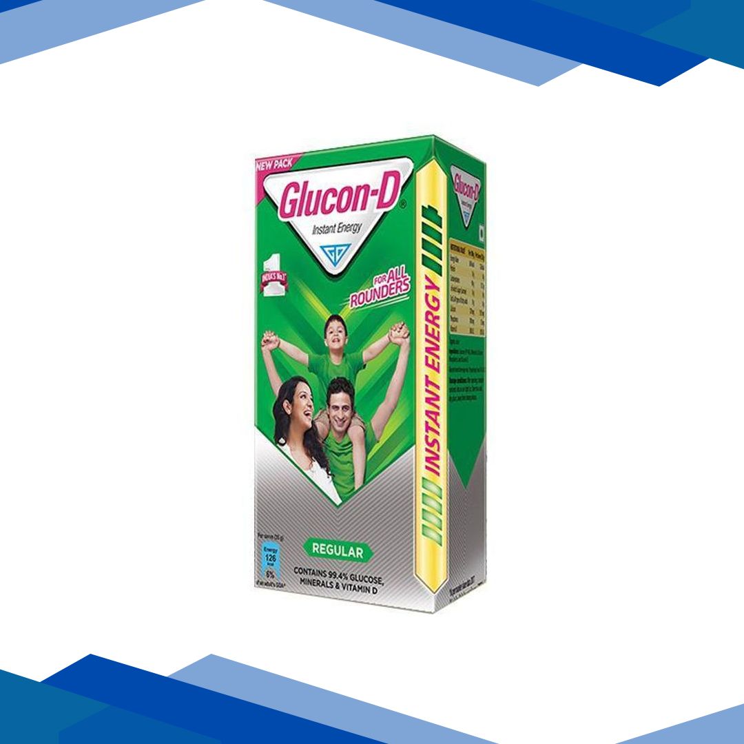 Glucon-D Instant Energy Powder – Regular (Refill) 250 gm
