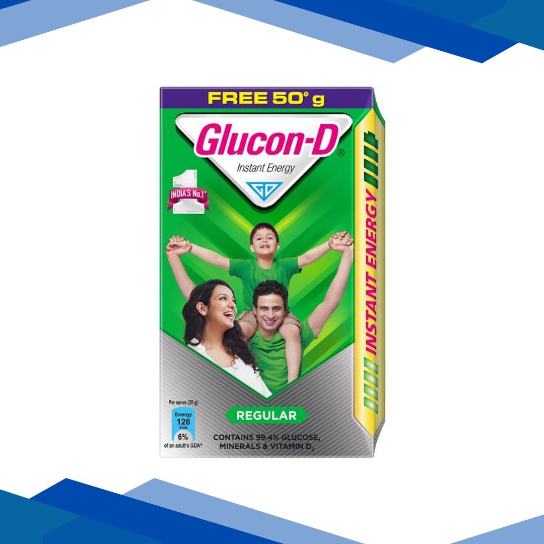 Glucon-D Instant Energy Powder – Regular (Refill) 450 gm