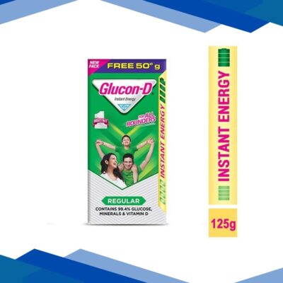 Glucon-D Regular Powder (75 gm + 50 gm Free)