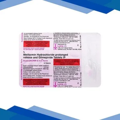 Gluconorm G Forte 0.5mg Tablet 10’S