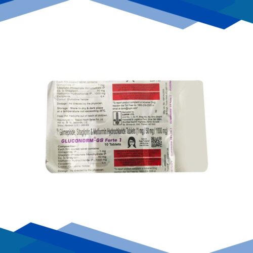 GLUCONORM GS FORTE 1 Tablet 10’s