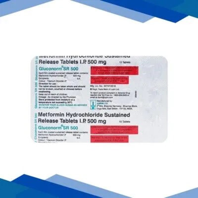 Gluconorm SR 500mg Tablet 15’S