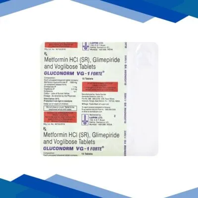GLUCONORM VG 1 FORTE Tablet 15’s