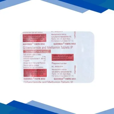 Glucored Forte 850mg Tablet 10’S
