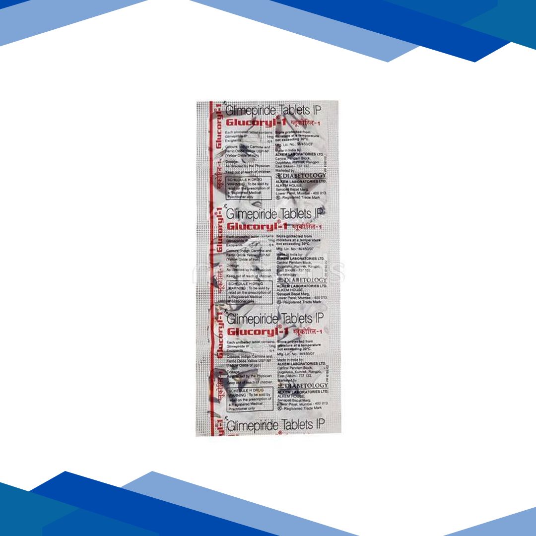 Glucoryl 1mg Tablet 10’S