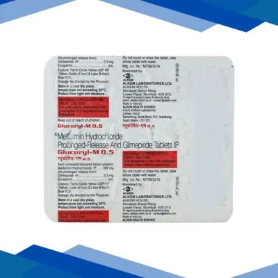 Glucoryl M 0.5mg Tablet 15’S