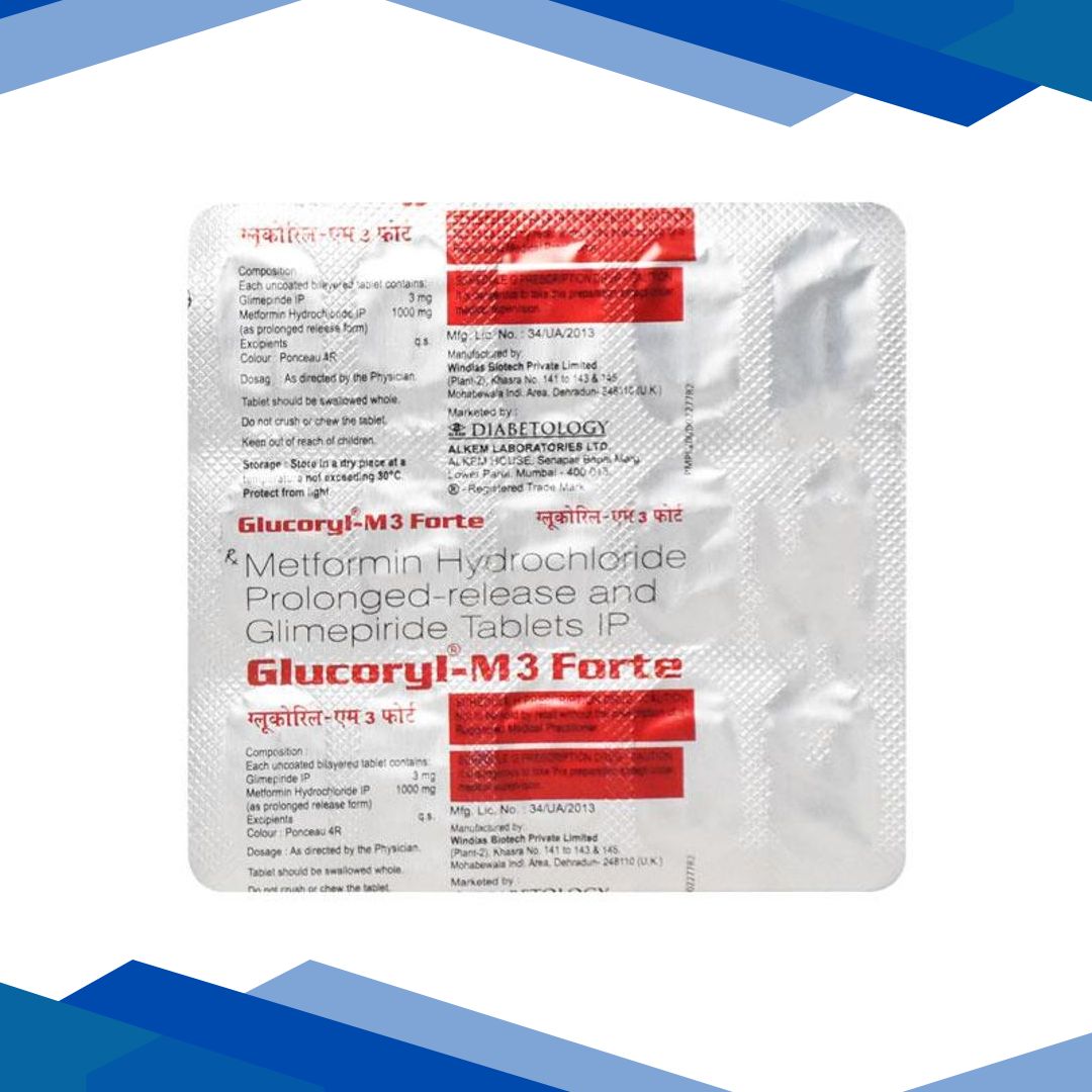 Glucoryl M3 Forte Tablet 15’S