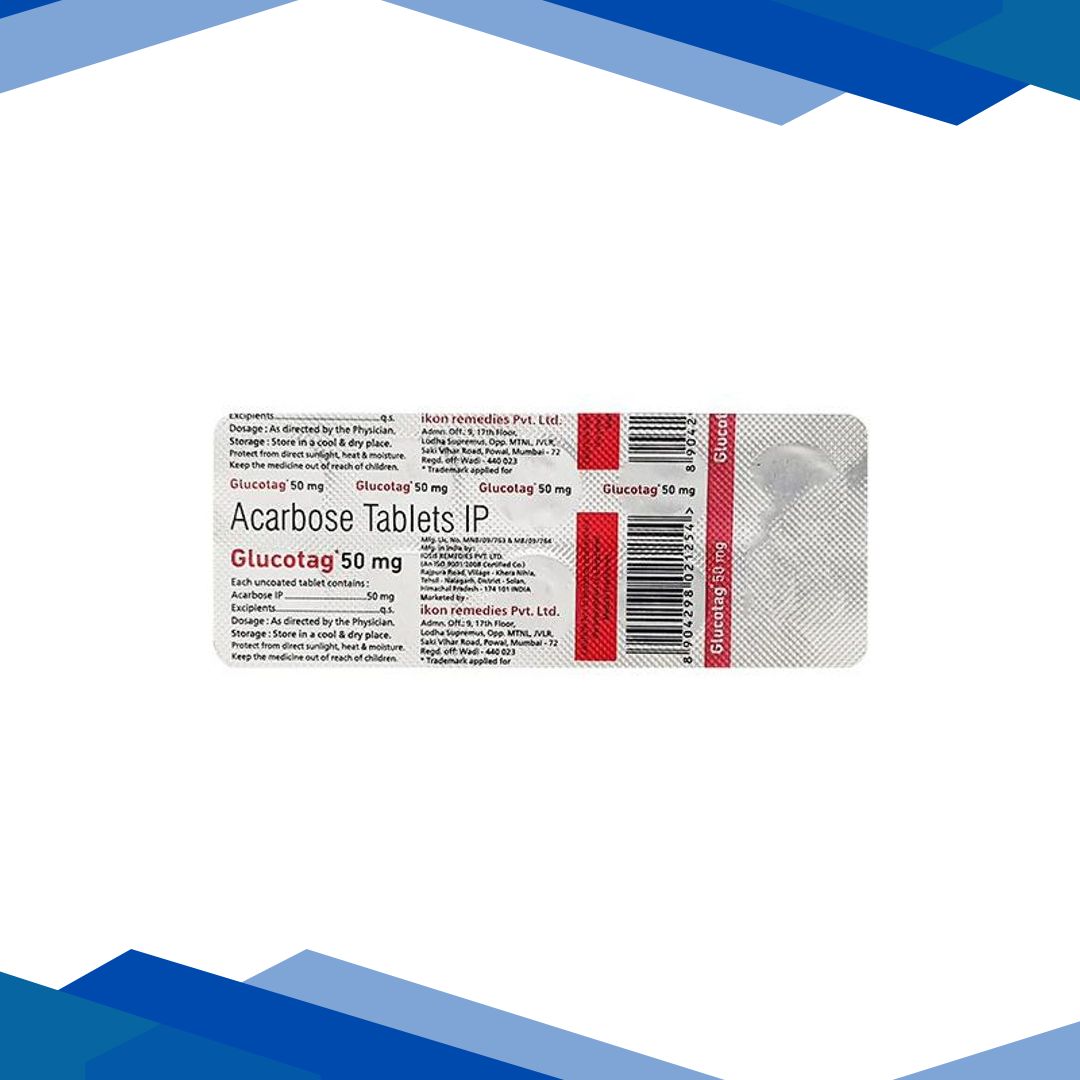 GLUCOTAG 50 MG Tablet 10’s