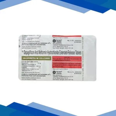 GLUCRETA M 10+1000 Tablet 10’s