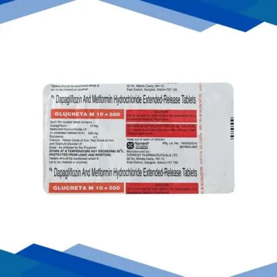 GLUCRETA M 10 + 500 Tablet 10’s