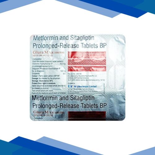 GLURA M XR 100/500 Tablet 15’s