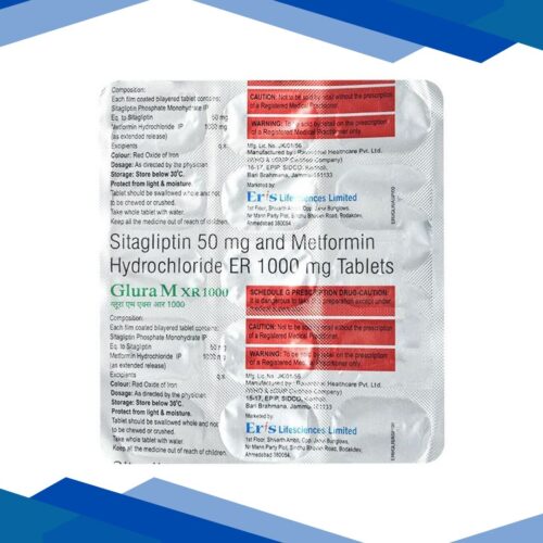GLURA M XR 1000 Tablet 15’s