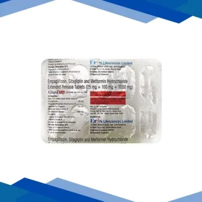 GLURA TRIO 25/1000 Tablet 10’s