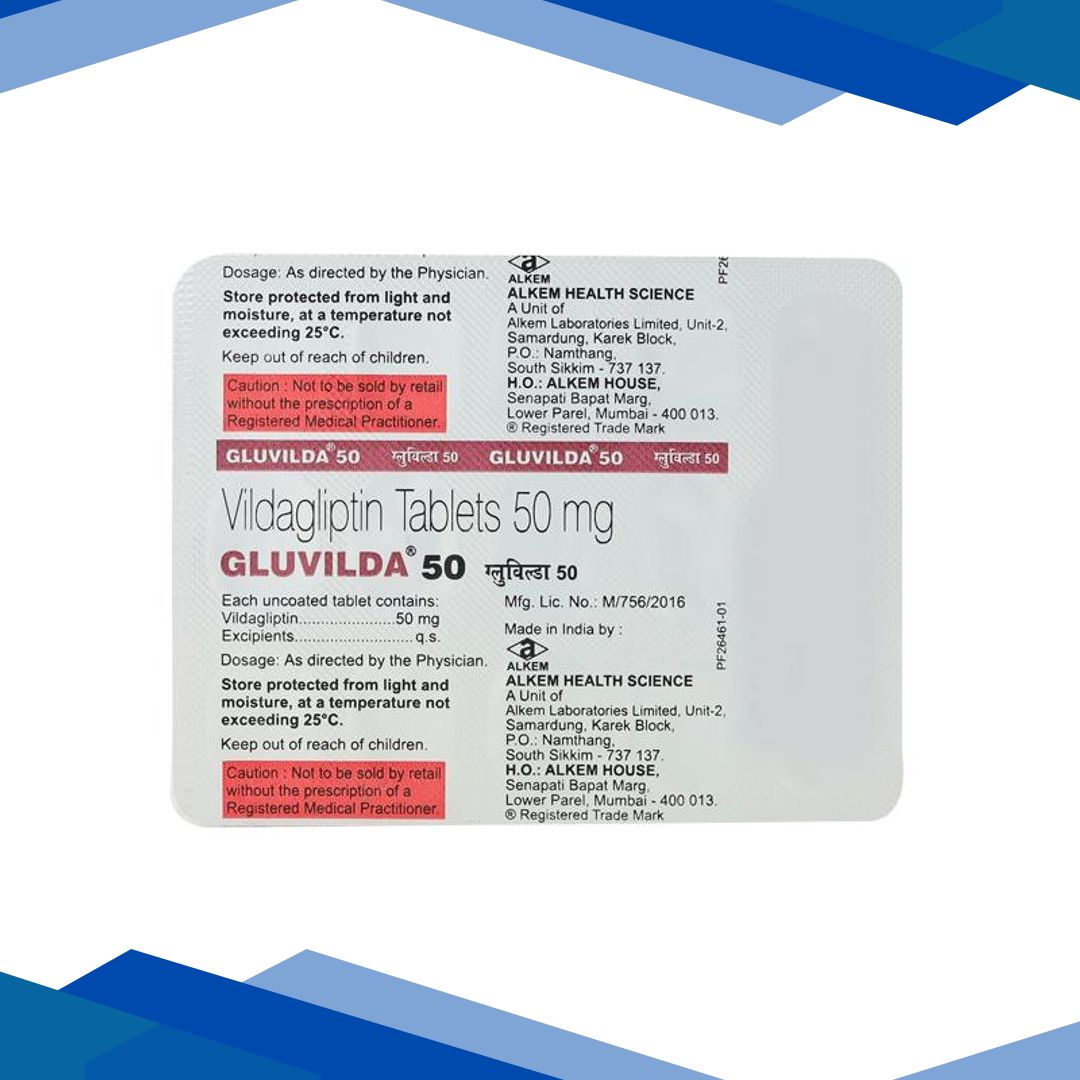 GLUVILDA 50mg Tablet 15’s