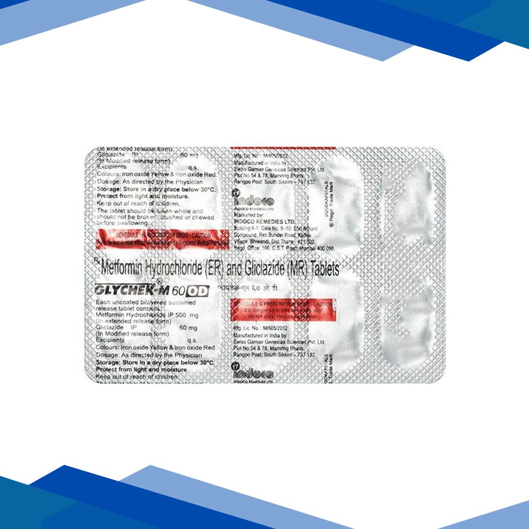 Glychek M 60 OD Tablet 10’S