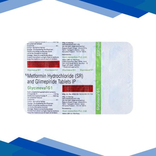GLYCINOVA G 1mg Tablet 10’s