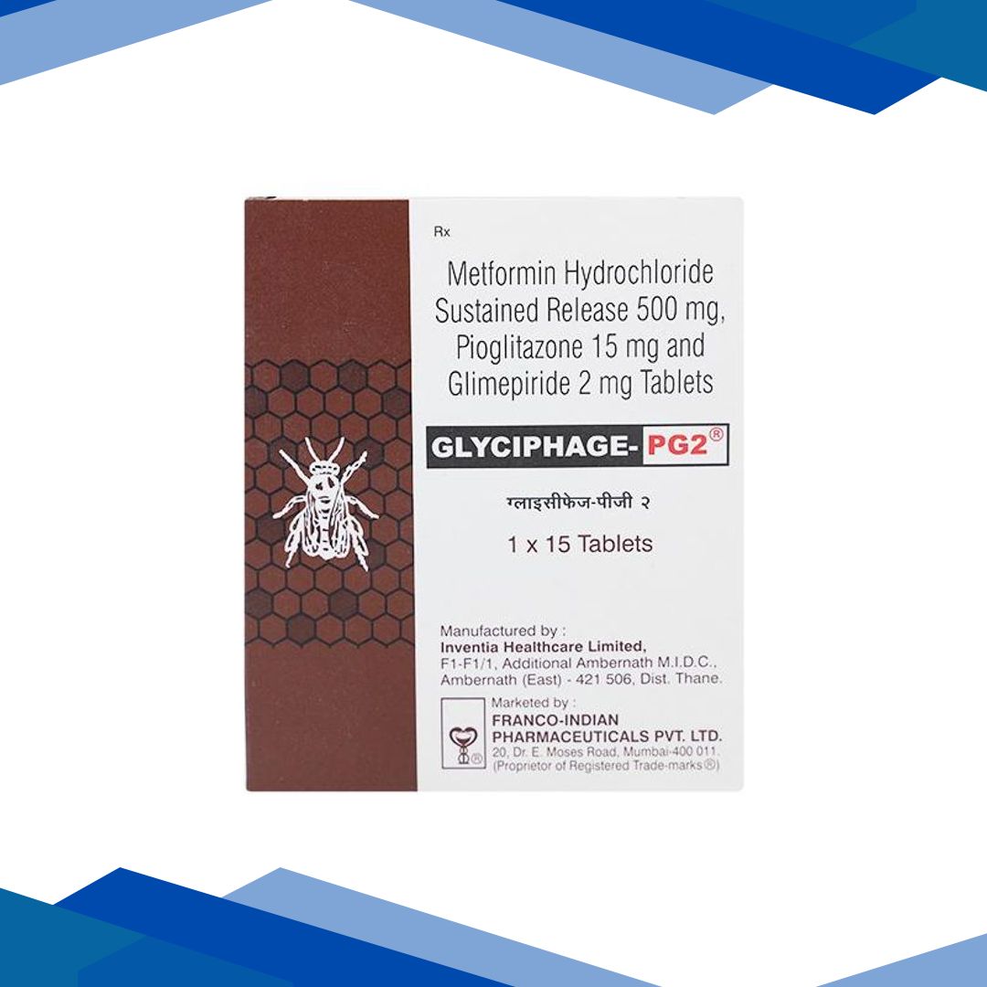 GLYCIPHAGE PG 2mg Tablet 15’s