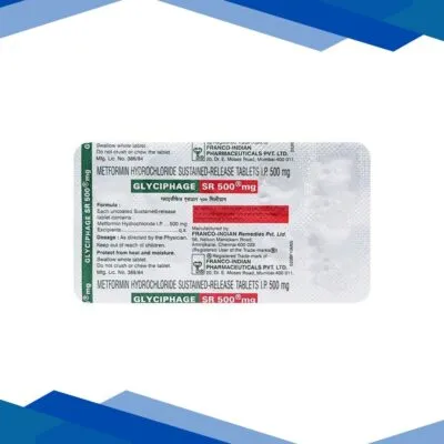 Glyciphage SR 500mg Tablet 10’S