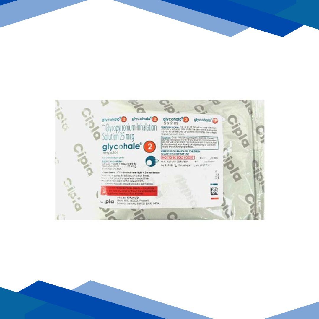 GLYCOHALE 2 Respules 5x2ml