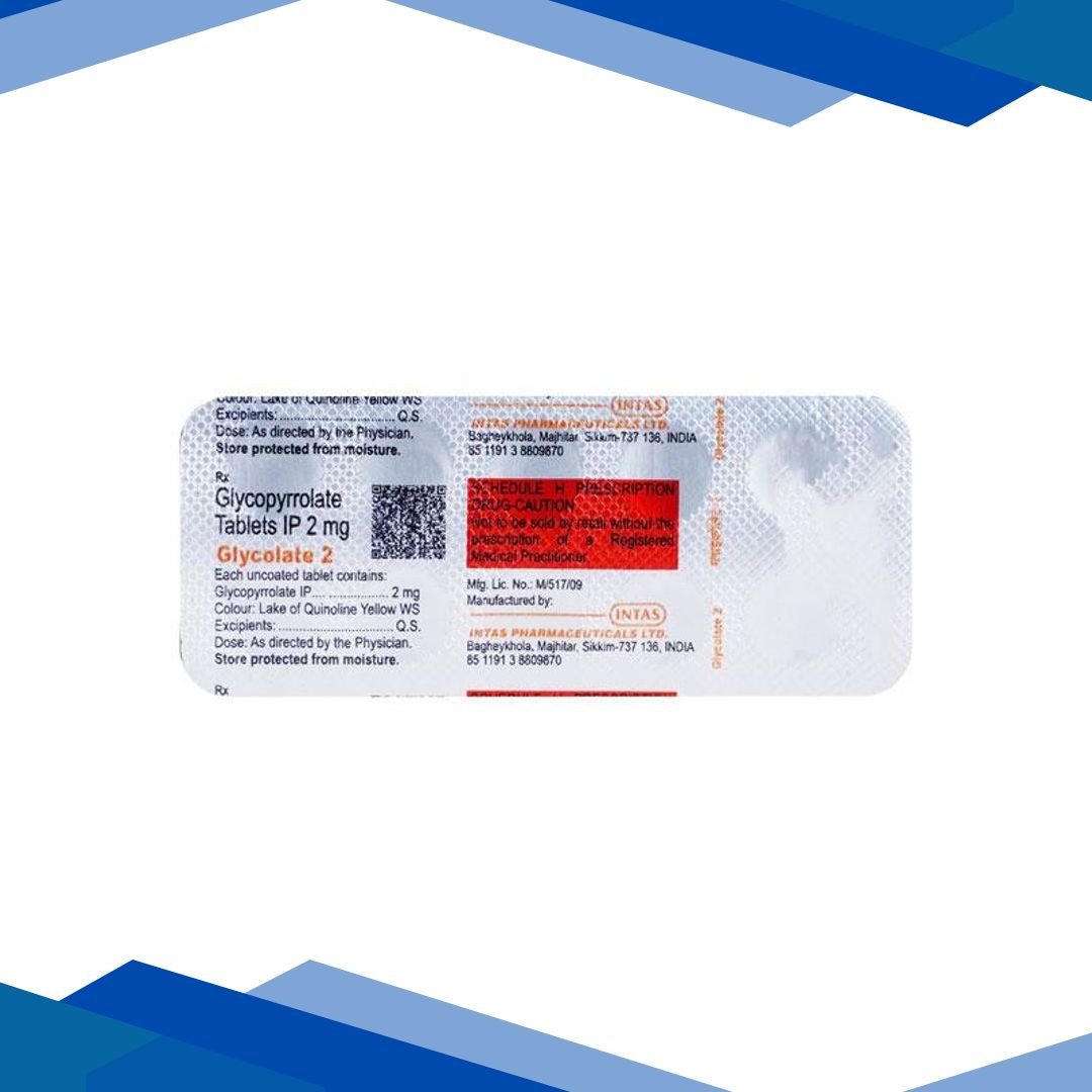 Glycolate 2mg Tablet 10’S