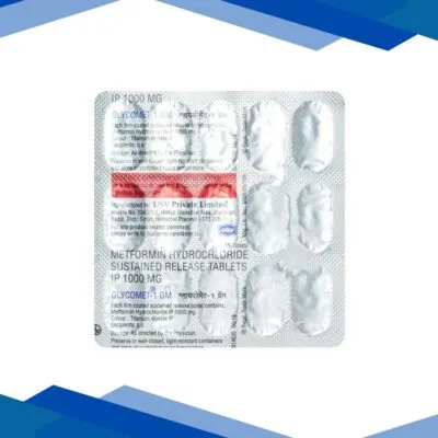 Glycomet 1gm Tablet 15’S