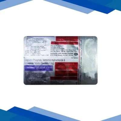 GLYCOMET GP STAR 1/1000 Tablet 10’s