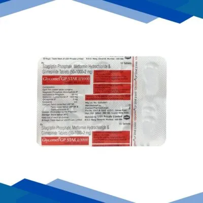GLYCOMET GP STAR 2/1000 Tablet 10’s