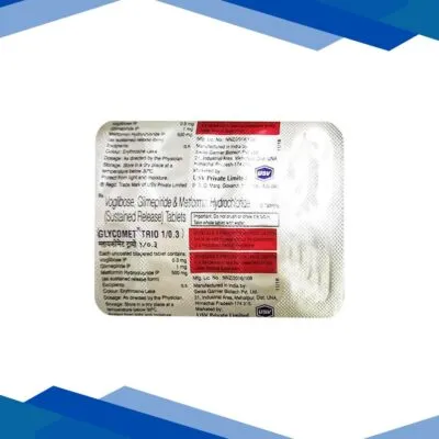 Glycomet Trio 1/0.3mg Tablet 10’S