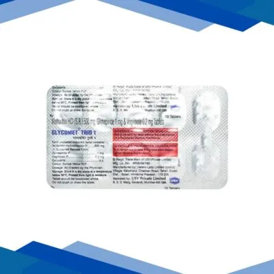 Glycomet Trio 1mg Tablet 10’S