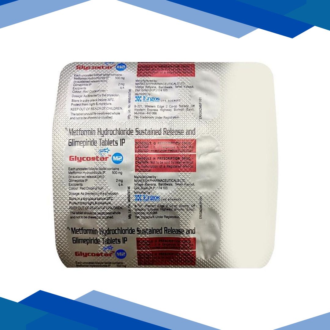 GLYCOSTAR M 2 Tablet 15’s