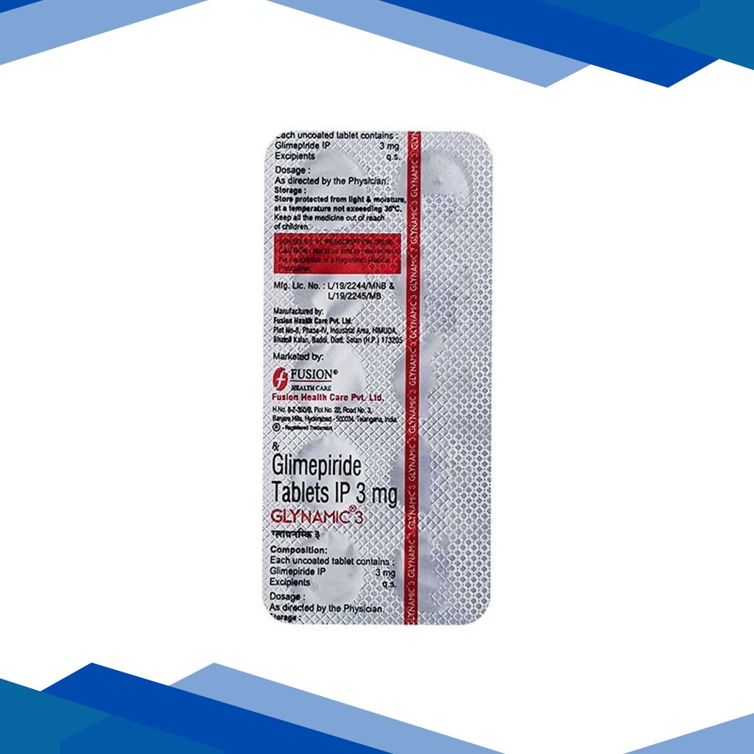 Glynamic 3Mg Tablet 10’s