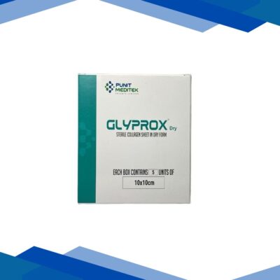 Glyprox Sterile Collagen Sheet in Dry Form (Pack of 10 x 10 cm 5’s)