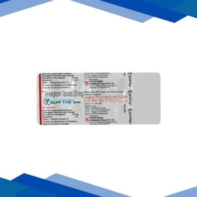 Glypten 20mg Tablet 10’S