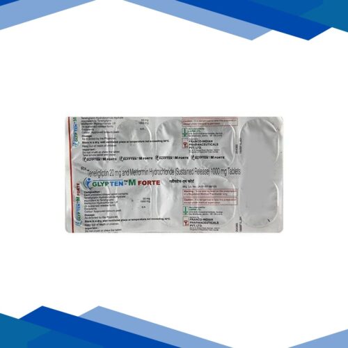Glypten M Forte 20/1000mg Tablet 10’S