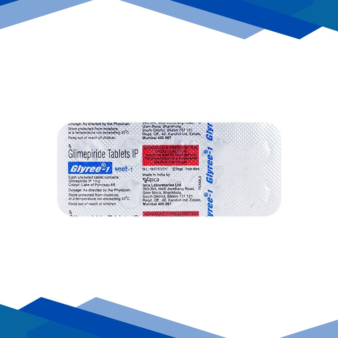 Glyree 1mg Tablet 10’S
