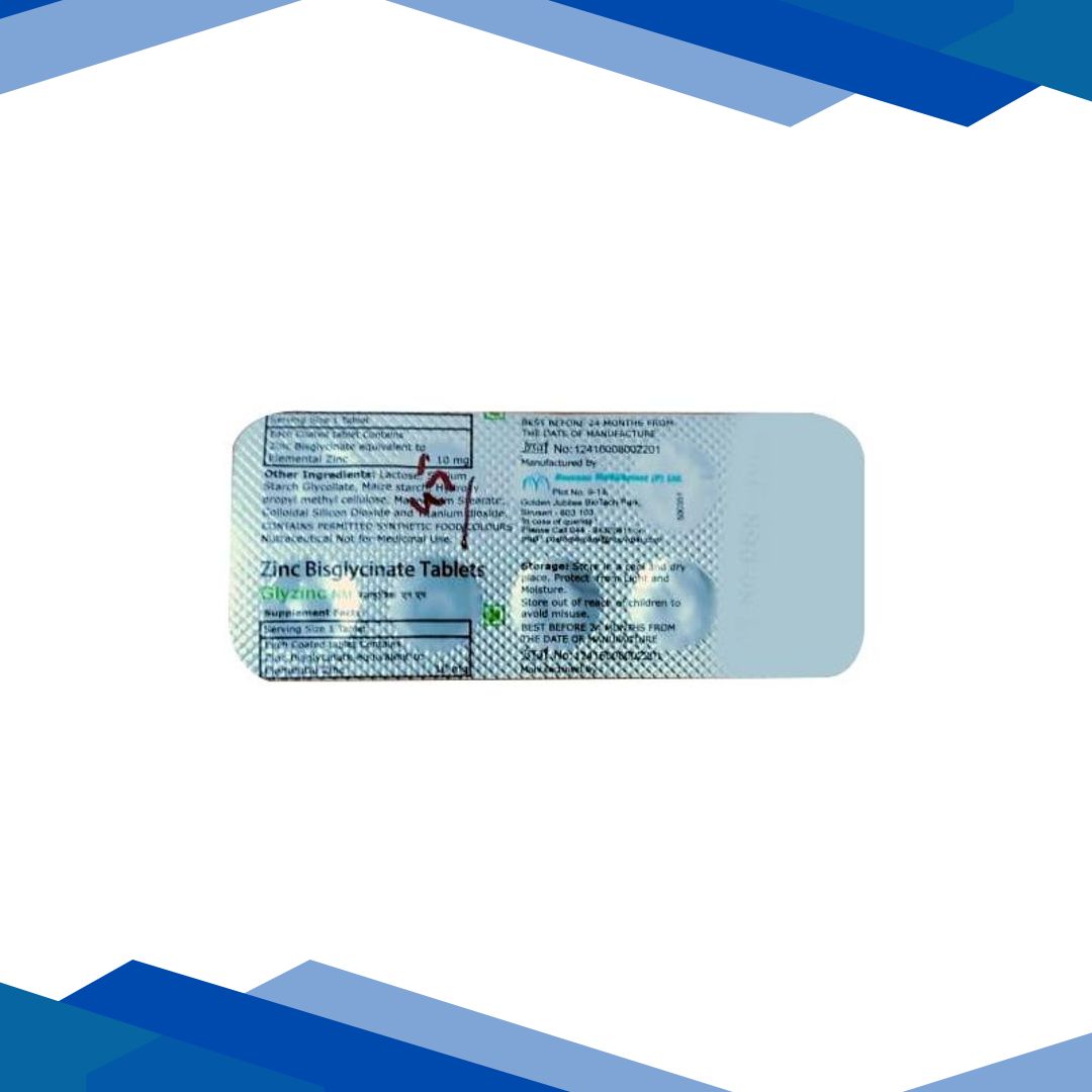 GLYZINC NM Tablet 10’s