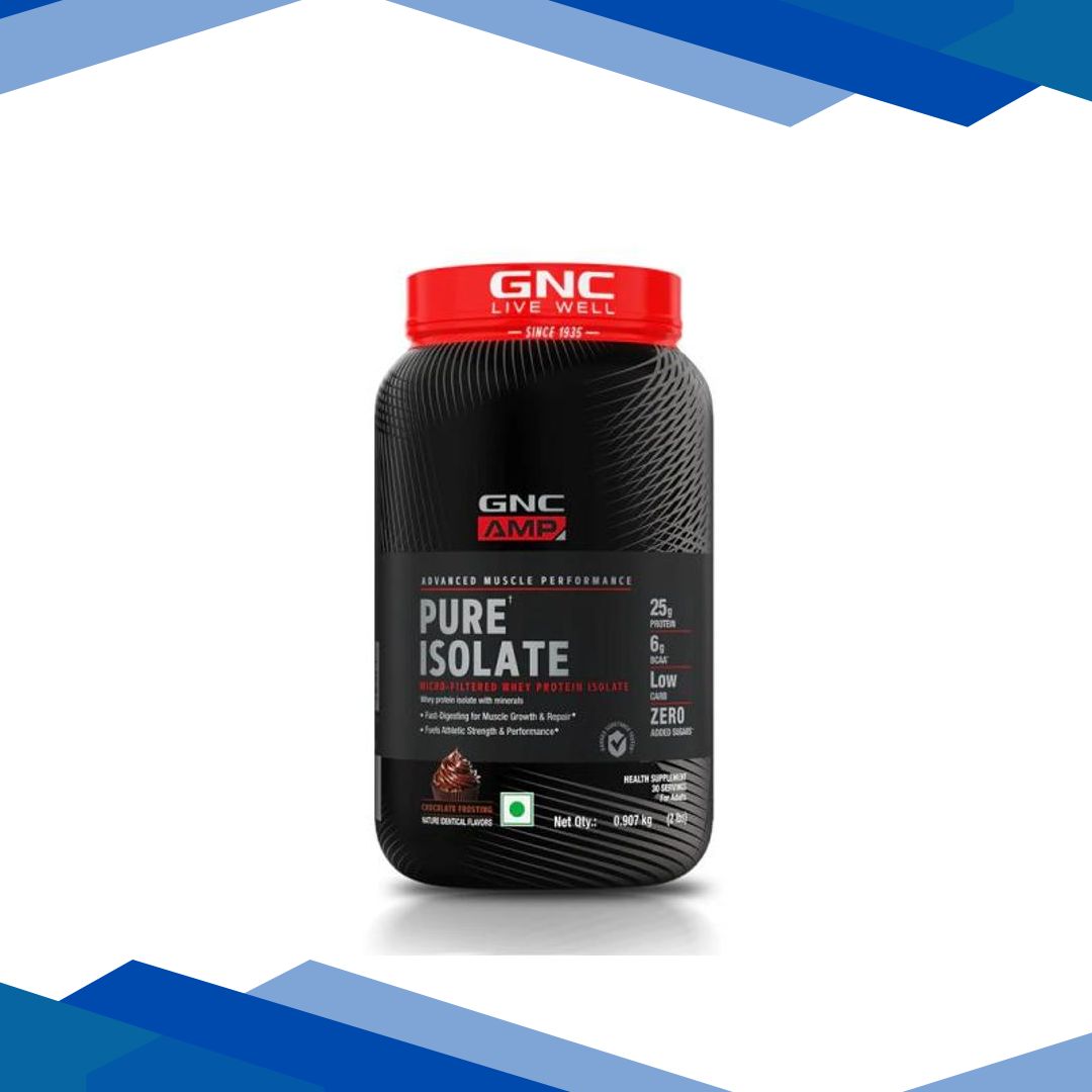GNC AMP Pure Isolate – Chocolate Frosting 0.907 kg