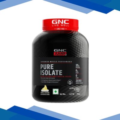 GNC AMP Pure Isolate Powder – Vanilla Custard 1.81 kg
