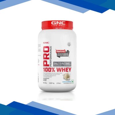 GNC Pro Performance 100% Whey Protein Powder – Vanilla Cream 907gm