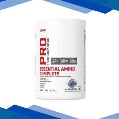 GNC Pro Performance Essential Amino Complete Powder – Blue Raspberry 450 gm